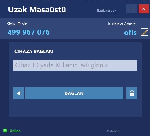 Uzak Masaüstü Uygulaması